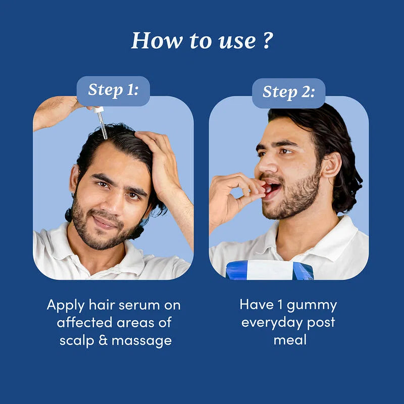 Stage 1 Hairfall Solution (3 Month Pack)