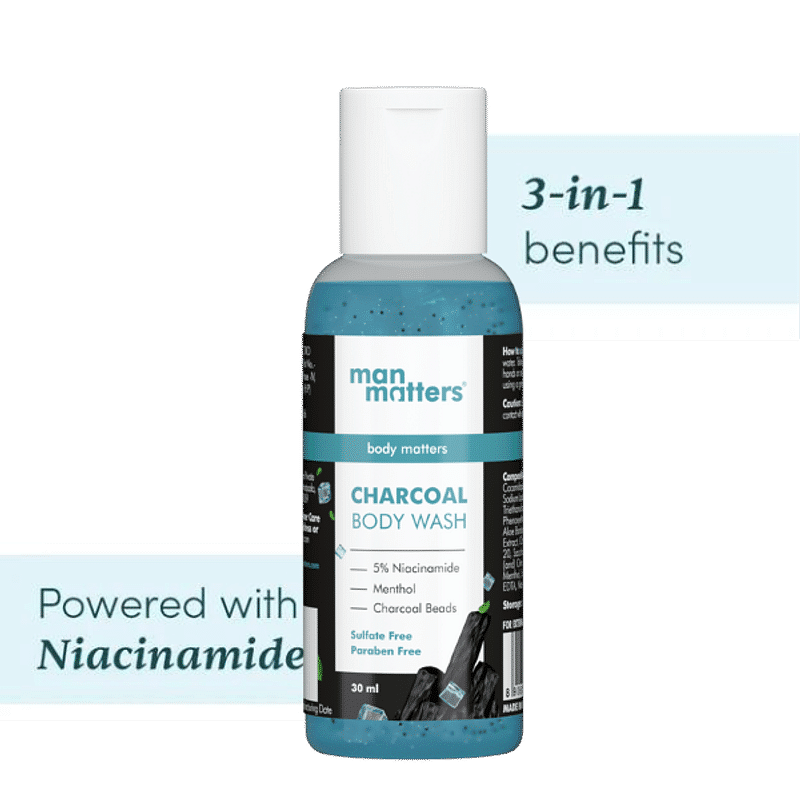 Charcoal Body Wash Mini (30 ml)